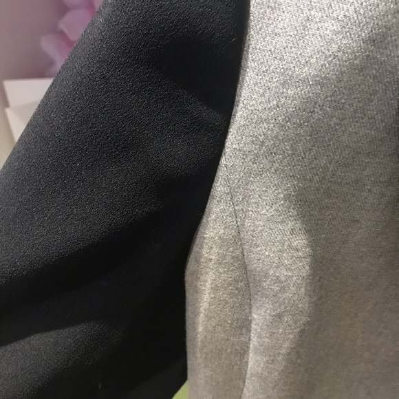 Rachel Roy grey and black colorblocked blazer - Picture 4 of 5